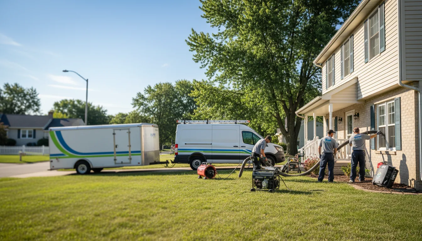 Flooded Basement Restoration And Cleanup With Repair in Harlan, IA near me